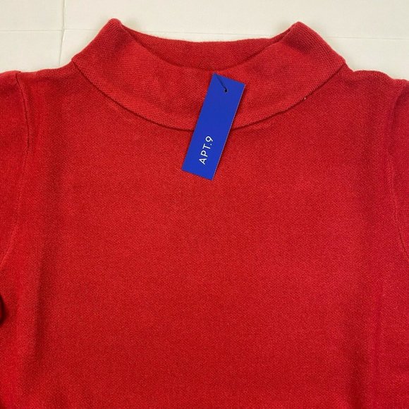 Women's Apt. 9 Funnel Neck Pullover Sweater - Cherry Red - XXL - Picture 2 of 3